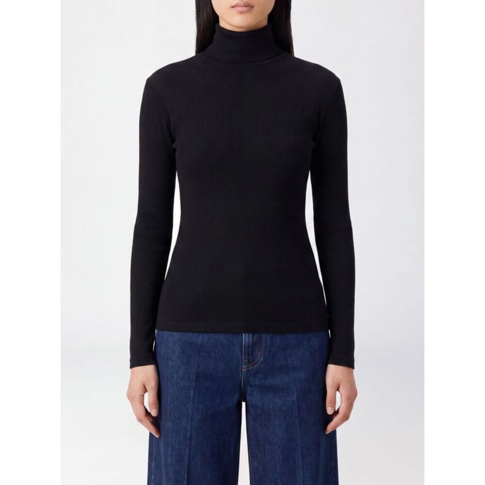 Max Mara Women Ribbed Wool Slim Fit Turtleneck Jumper Max Mara